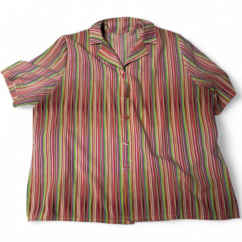 Multicolor Striped Men's Shirt